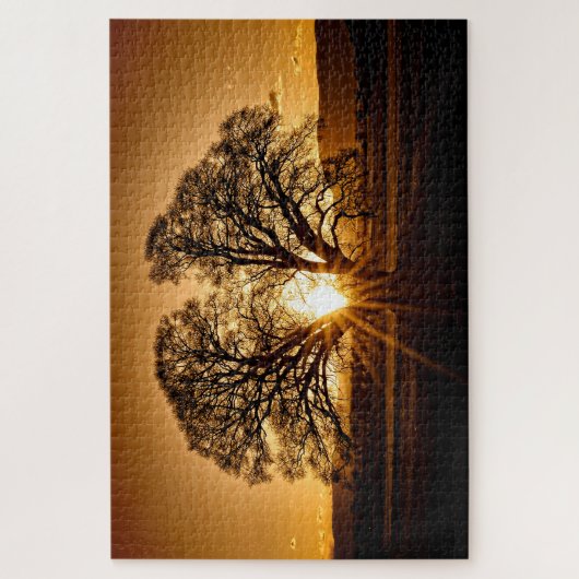 Die Explosion des Sonnenuntergangs - 20x30 - 1014 Puzzle (Vertikal)