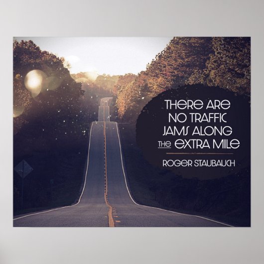 Die Extra-Mile Poster (Vorne)
