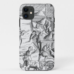 Die Extraktion der Metalle, nach einem Holzschnitt Case-Mate iPhone Hülle