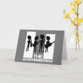 Die Extraterreste, Alien Karte (Gelbe Blume)