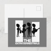 Die Extraterreste, Alien Postkarte (Vorne/Hinten)