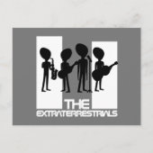 Die Extraterreste, Alien Postkarte (Vorderseite)