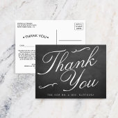 Die Extravagante Chalkboard-Hochzeitskollektion Postkarte