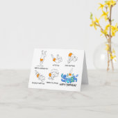 Die Extravagante Geburtstagskarte des Tauchers Karte (Gelbe Blume)