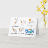 Die Extravagante Geburtstagskarte des Tauchers Karte (Gelbe Blume)