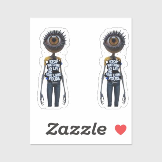 Die Eye And Word Sammlung Aufkleber (Blatt)