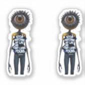 Die Eye And Word Sammlung Aufkleber (Vorderseite)