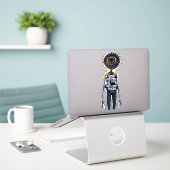 Die Eye And Word Sammlung Aufkleber (Laptop auf Schreibtisch)