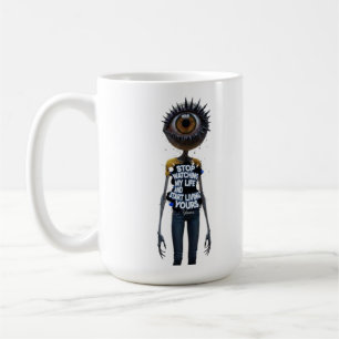 Die Eye And Word Sammlung Kaffeetasse