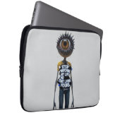 Die Eye And Word Sammlung Laptopschutzhülle (Vorne Rechts)
