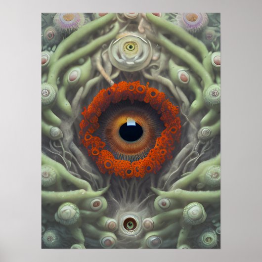 Die Eyeball-Pflanze Poster (Vorne)