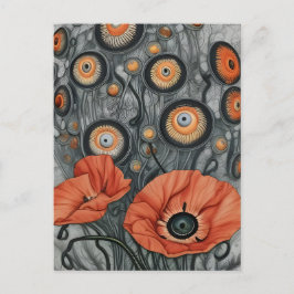 Die Eyeball-Pflanze Postkarte