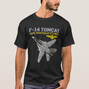 Die F 14 Tomcat in Aktion Marineflieger auf ihrem T-Shirt