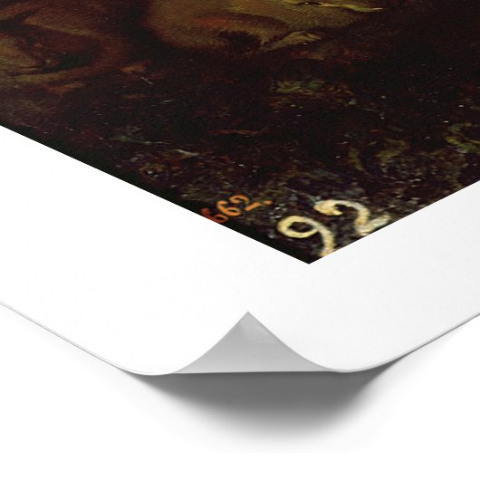 Die Fabel der Diogenese, die mit einer Laterne nac Poster (Ecke)