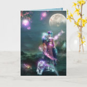 Die Fabel-Gruß-Karte der Harmonie Karte (Gelbe Blume)