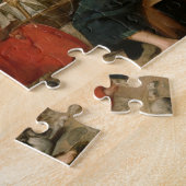 Die Fabel von Arachne oder die Spinner, c.1657 (Öl Puzzle (Seite)