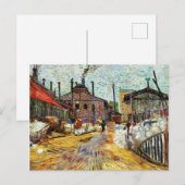 Die Fabrik (1887) von Vincent Van Gogh Postkarte (Vorne/Hinten)