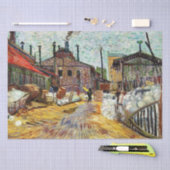Die Fabrik (1887) von Vincent Van Gogh Tissue Pap Seidenpapier (Handwerk)