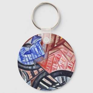 Die Fabrik und die Brücke Schlüsselanhänger