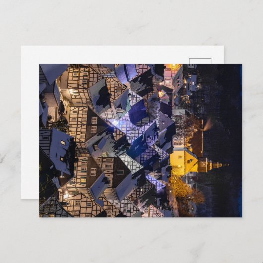 Die Fachwerkhäuser von Freudenberg im Siegerland Postkarte (Vorne/Hinten)