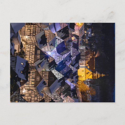 Die Fachwerkhäuser von Freudenberg im Siegerland Postkarte (Vorderseite)