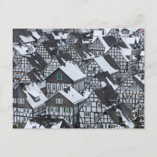 Die Fachwerkhäuser von Freudenberg im Siegerland Postkarte