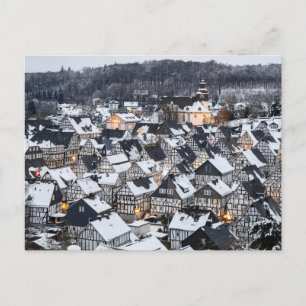 Die Fachwerkhäuser von Freudenberg im Siegerland Postkarte