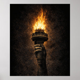 DIE FACKEL BRENNT NOCH POSTER