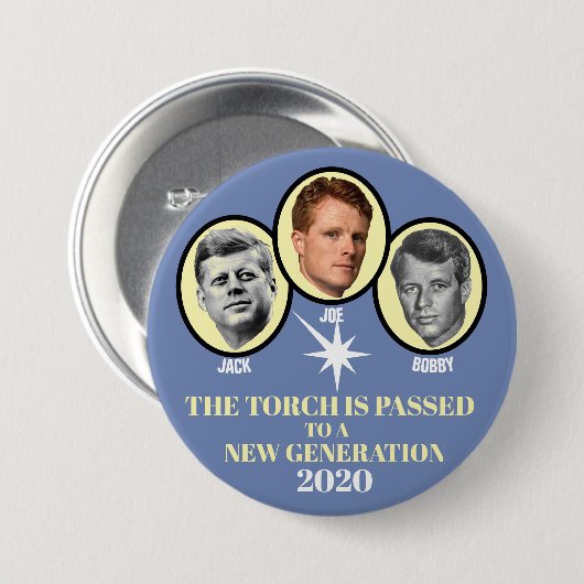 Die Fackel wird geführt Button (Vorne & Hinten)