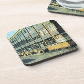 Die fagus-Schuh-Fabrik, entworfen von Walter Getränkeuntersetzer (Linke Seite)