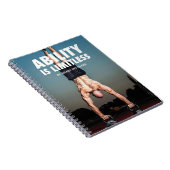 Die Fähigkeit ist grenzenlos - Workout Motivierend Notizblock (Rechte Seite)