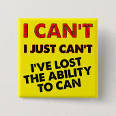 Die Fähigkeit zum Funny Button Abzeichen Button ve (Vorderseite)