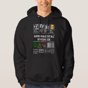 Die Fähigkeiten des Luftfahrtingenieurs beinhalten Hoodie