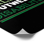 Die Fähigkeiten überwiegen die Behinderungen, die Poster (Ecke)