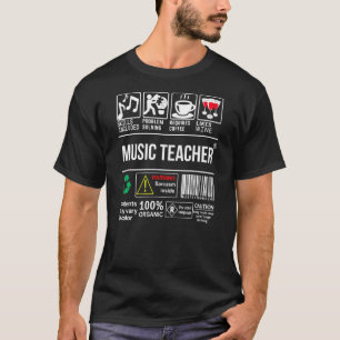 Die Fähigkeiten von Musiklehrern beinhalten die Pr T-Shirt