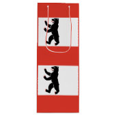 Die Fahne der Berliner Weinbeutel Geschenktüte Für Weinflaschen (Vorderseite)