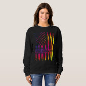 Die Fahne der Proud School Social Worker Sweatshirt (Vorne ganz)