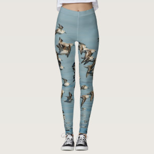 Die Fahne der Sanderlings im Flug Leggings
