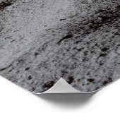 Die Fahne der USA auf dem Mond würdigen Poster (Ecke)