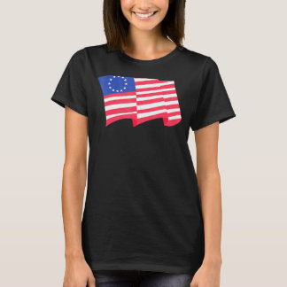 Die Fahne der USA in der glücklichen Unabhängigkei T-Shirt