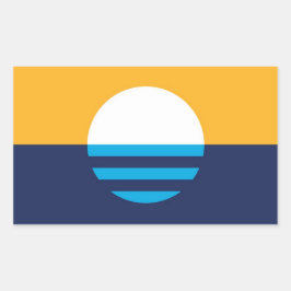 Die Fahne des Milwaukee-Sticker Rechteckiger Aufkleber