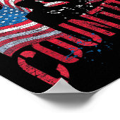 Die Fahne des Soldaten der Familie Poster (Ecke)