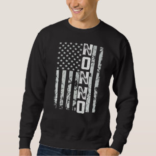 Die Fahne des Vaters von Nonno America Funny Itali Sweatshirt