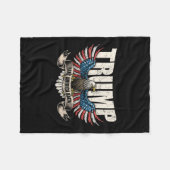 Die Fahne von 2024 bringt Amerika zurück - Frauen Fleecedecke (Vorderseite (Horizontal))