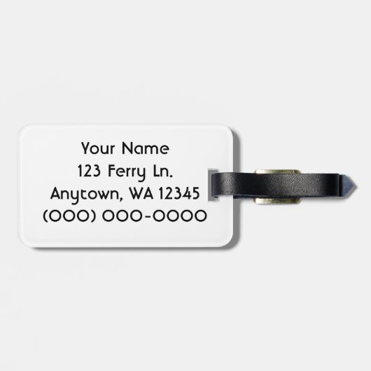 Die Fähre Gepäckanhänger (Rückseite horizontal)