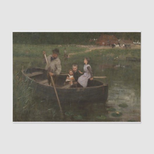 Die Fähre von Edward Stott Tissue Seidenpapier (Vorderseite)