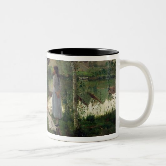 Die Fähre Zweifarbige Tasse (Rechts)
