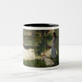 Die Fähre Zweifarbige Tasse (Mittel)