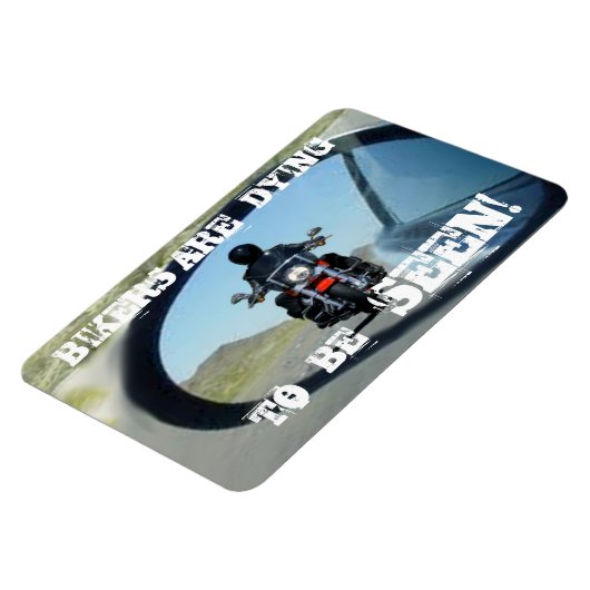 DIE FAHRRADER MÜSSEN SICH SEHEN! MAGNET (Linke Seite)