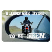 DIE FAHRRADER MÜSSEN SICH SEHEN! MAGNET (Horizontal)